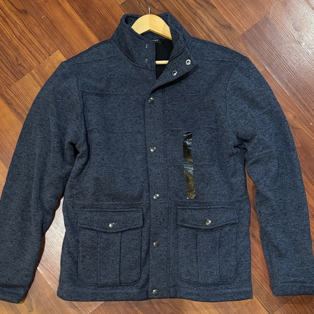 Banana Republic Dark Blue Military Style Jacket